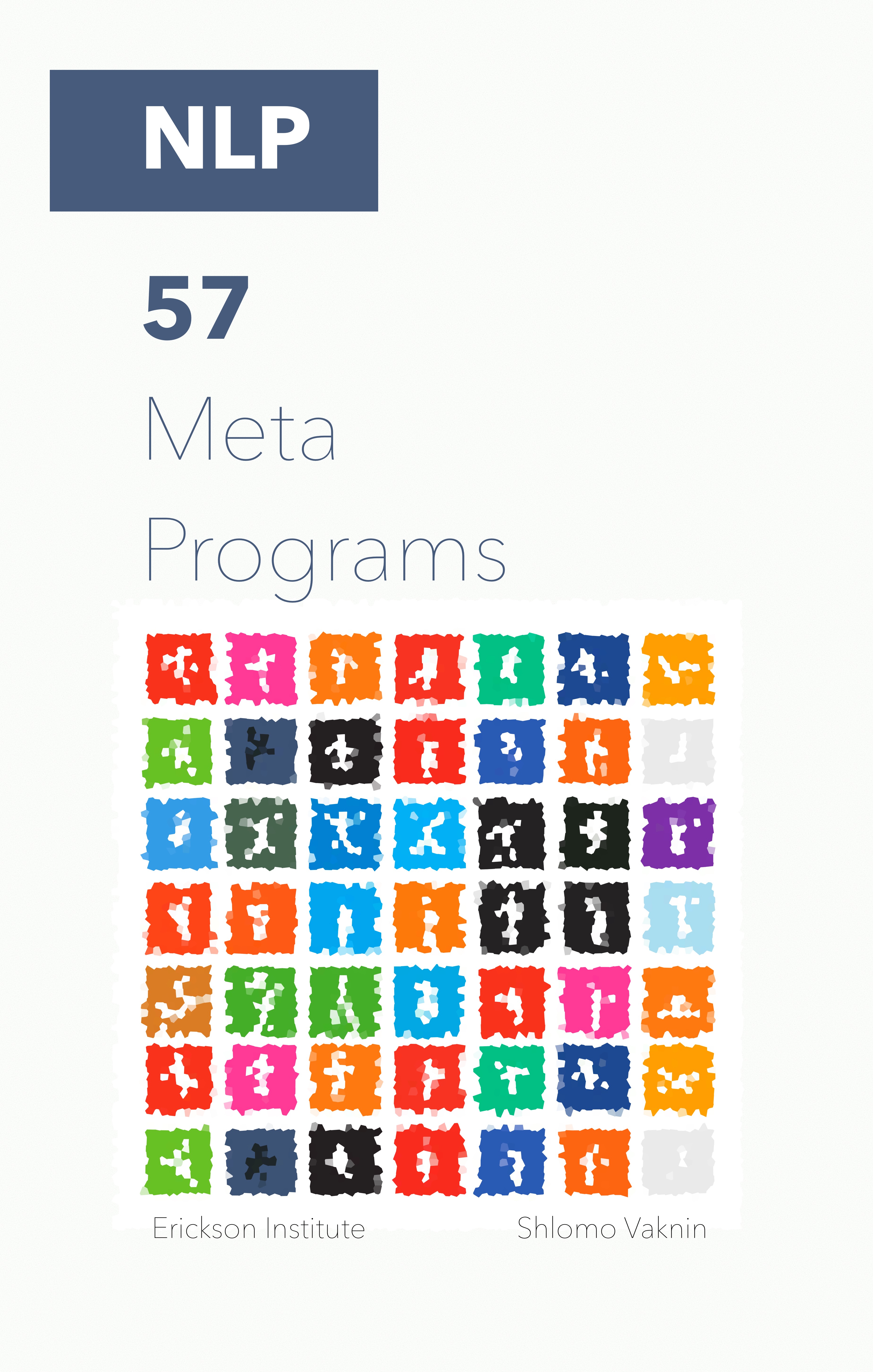 NLP book - meta programs